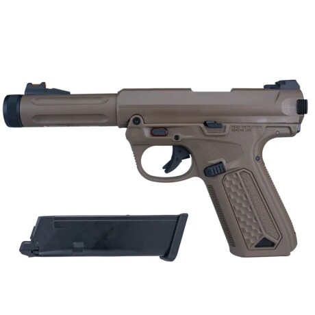 Pistola Action Army AAP-01 Caqui, Green Gas 6mm — Aventureros