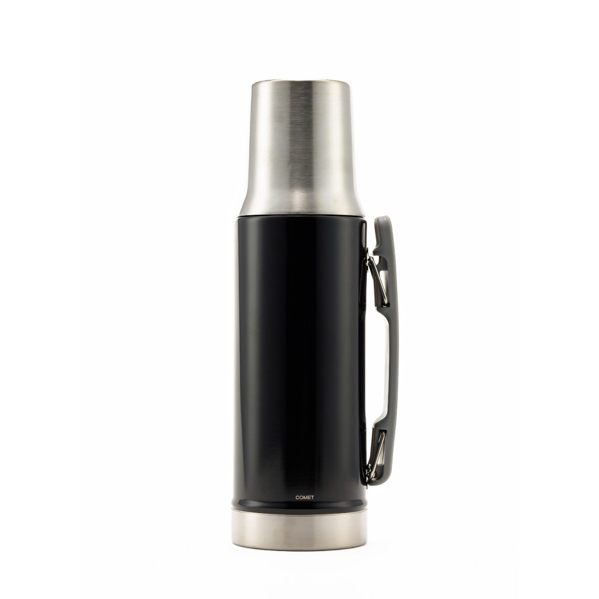 Termo Comet Tapa Mate Barcelona 1lt - Negro Metal 