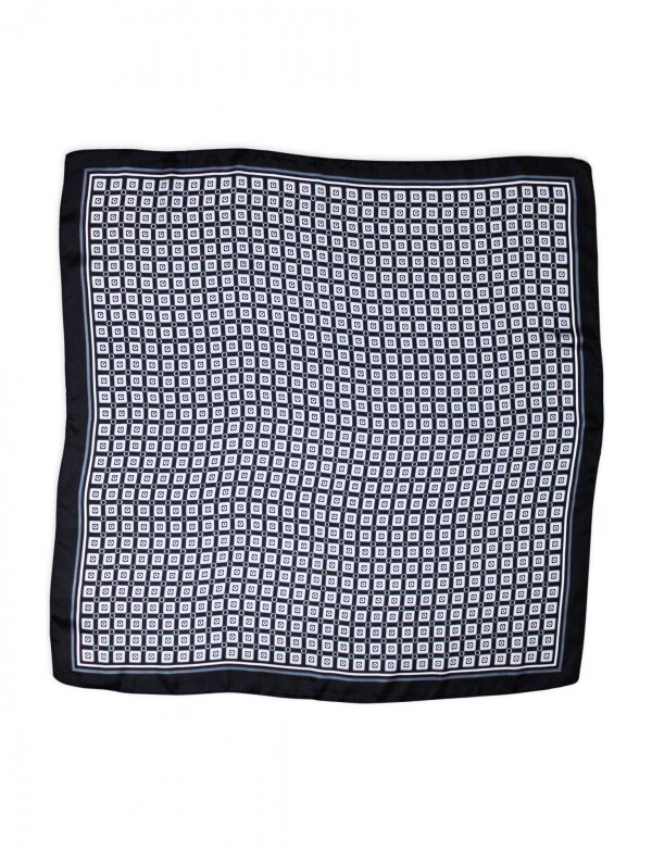Bandana Cuadros NEGRO/GRIS