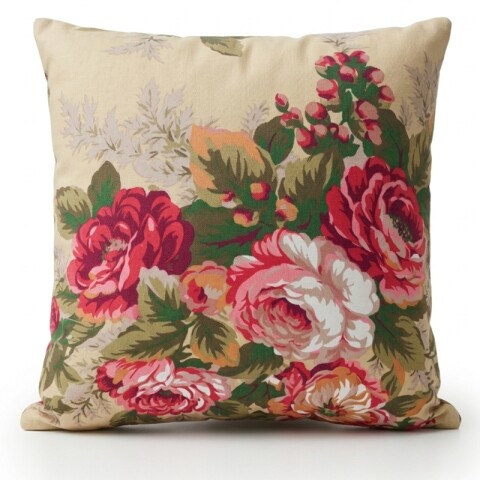 Almohadón Decorativo 45x45 cm de Rosas - Flores 05 - Cojín Suave para Cama y Living Almohadón Decorativo 45x45 cm de Rosas - Flores 05 - Cojín Suave para Cama y Living