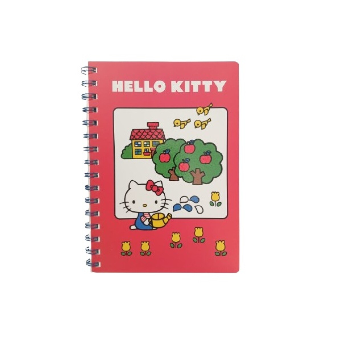 Cuaderno espiral Hello Kitty - rojo 