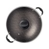 Wok con Tapa en Aluminio Tramontina Paris con Antiadherente Starflon Max Negro 32cm Negro