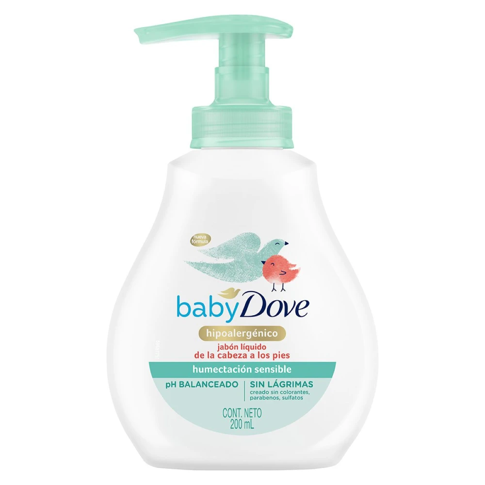 DOVE BABY JAB LIQ H SENSIBLE UNID. X 200
