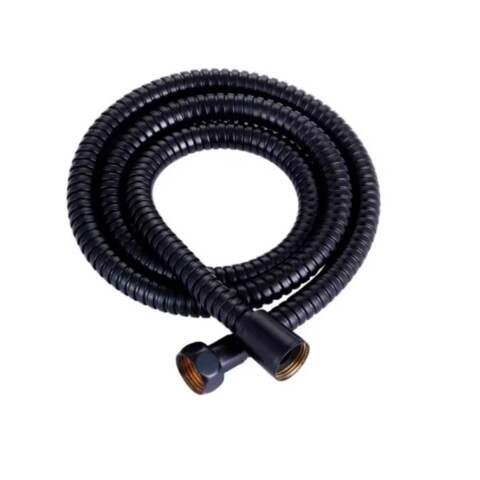 Flexible acero inoxidable 50 cm negro mate AQUALIA Flexible Acero Inoxidable 50 Cm Negro Mate Aqualia