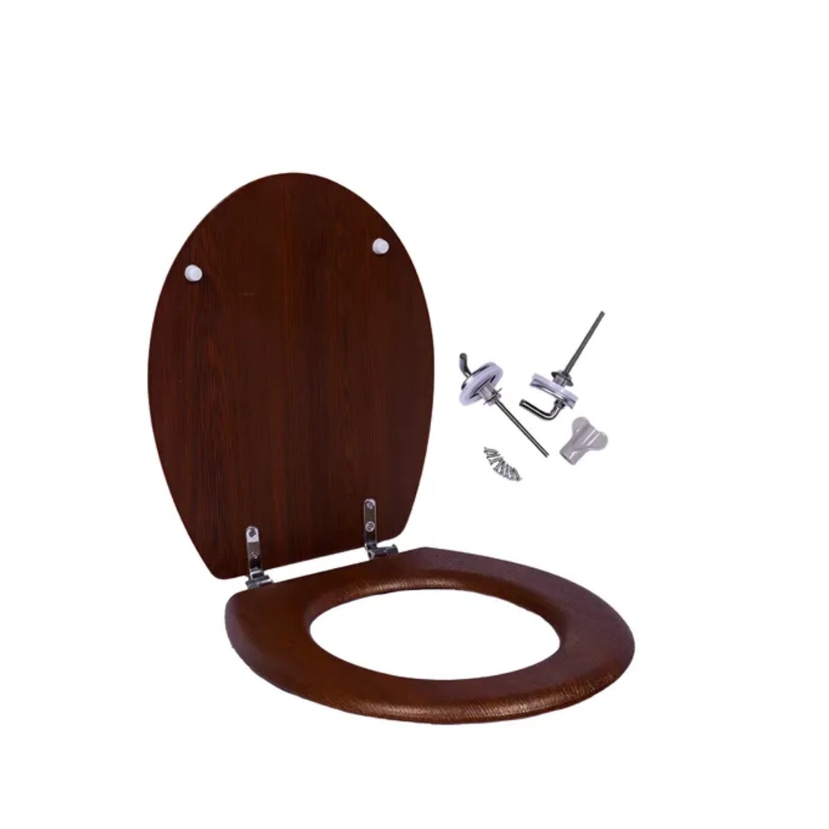 TAPA PARA INODORO IMITACION MADERA OSCURA Tapa Para Inodoro Imitacion Madera Oscura