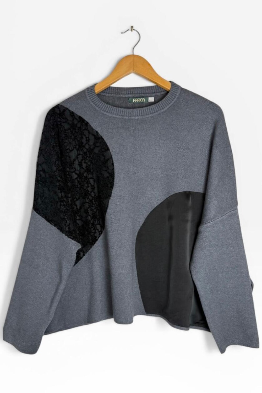SWEATER C/VISCOSA FLUX GRIS