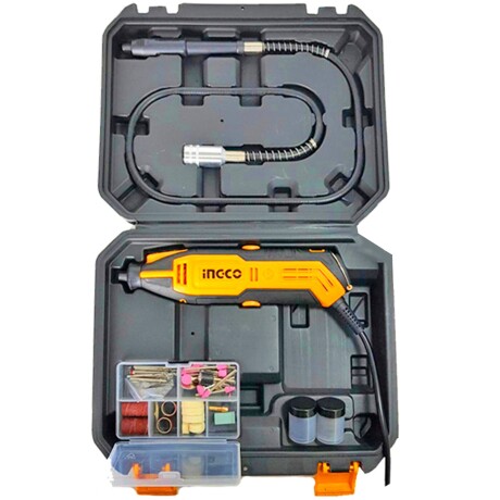 Mini torno Ingco 130W 35000 RPM con 109 accesorios y maleta Mini torno Ingco 130W 35000 RPM con 109 accesorios y maleta