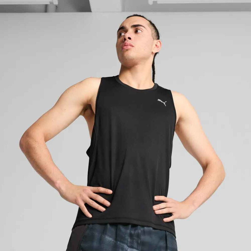 Musculosa de Hombre Puma Run Velocity Negro