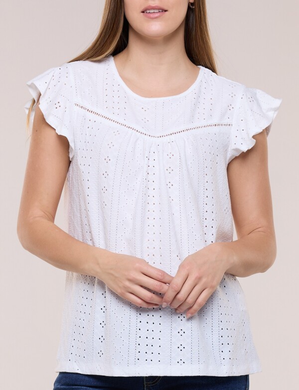 Blusa Broderie CRUDO