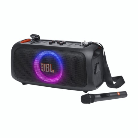 Parlante JBL Partybox On The Go Essential BT Con Micrófono Y Correa Parlante JBL Partybox On The Go Essential BT Con Micrófono Y Correa