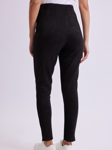 Calza de gamuza Negro