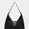 Bolso Signature en cuero graneado Negro