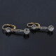 Caravanas oro 18k brillantes y diamantes Caravanas oro 18k brillantes y diamantes