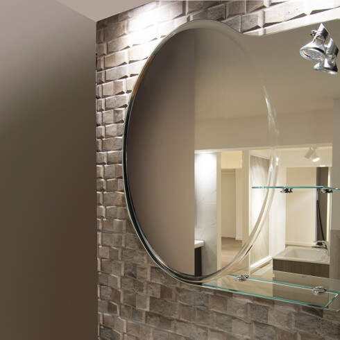 Espejo Para Baño 80X60 Aqualia (No Incluye Artefacto Luminico Ni Lampara) 000