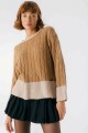Sweater Mix Camel/Beige