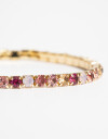Pulseras Elásticas Strass Pulsera Elástica Strass Multicolor - Dorado