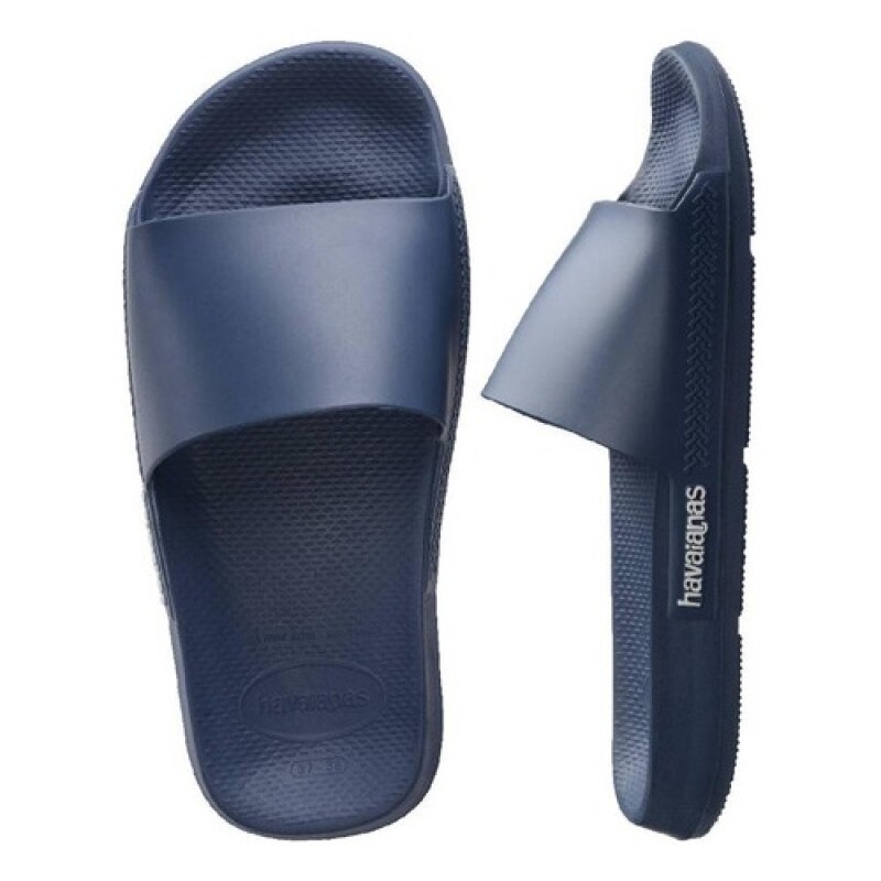 Sandalias ojotas Havaianas Slide Classic Blue Azul