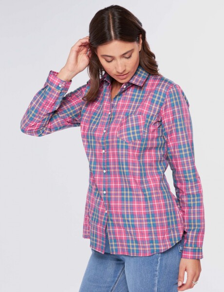 CAMISA CUADROS Rosa