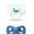 Set x2 chupete anatómico Suavinex Nocturno 6 a 18 m Azul