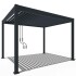 Pérgola Moderna Aluminio Regulable 3x3 Desagüe Incl. Patio Pérgola Moderna Aluminio Regulable 3x3 Desagüe Incl. Patio