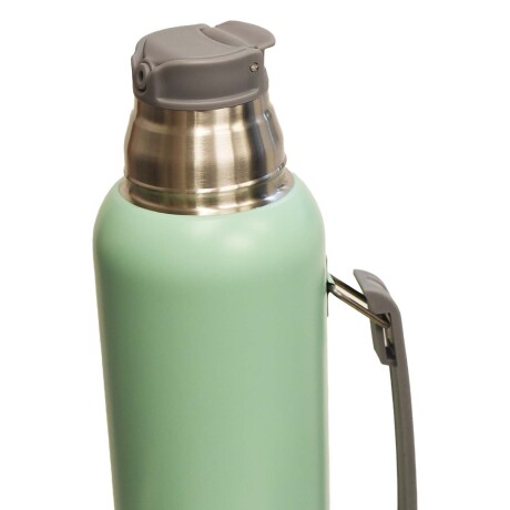 Combo Comet en Acero Inox Termo 1Lt con Manija + Mate 160Ml Verde Claro