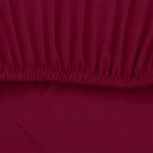 Funda Cubre Sillas Universal Comedor Elastizada Lavable X6 Color Variante Rojooscuro