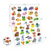 Stickers grandes Baby animals Djeco Stickers grandes Baby animals Djeco