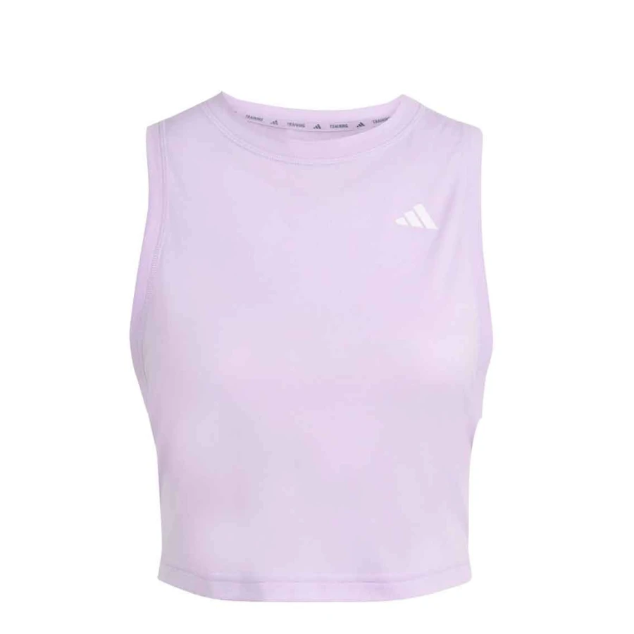 Musculosa de Mujer Adidas Train Essentials Boxy Workout Tank Top Violeta Claro
