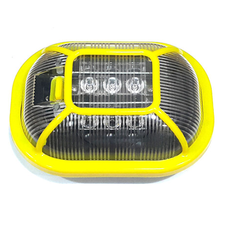 SEÑALIZACION - PLAFON LED DE EMERGENCIA AMBAR MAGNETICO A PILA - SEÑALIZACION - PLAFON LED DE EMERGENCIA AMBAR MAGNETICO A PILA -