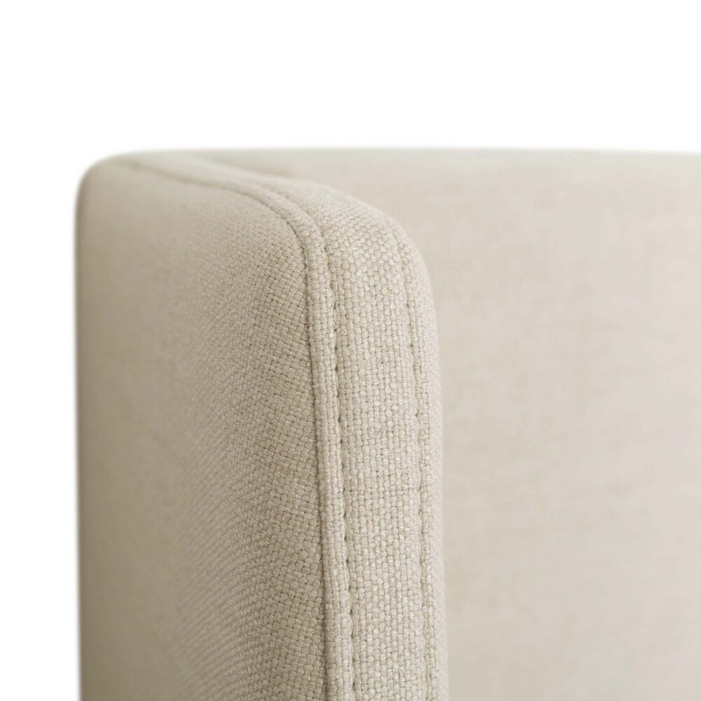 RESPALDO EASY CLEAN KING TELA NATURAL-BEIGE LUCIA