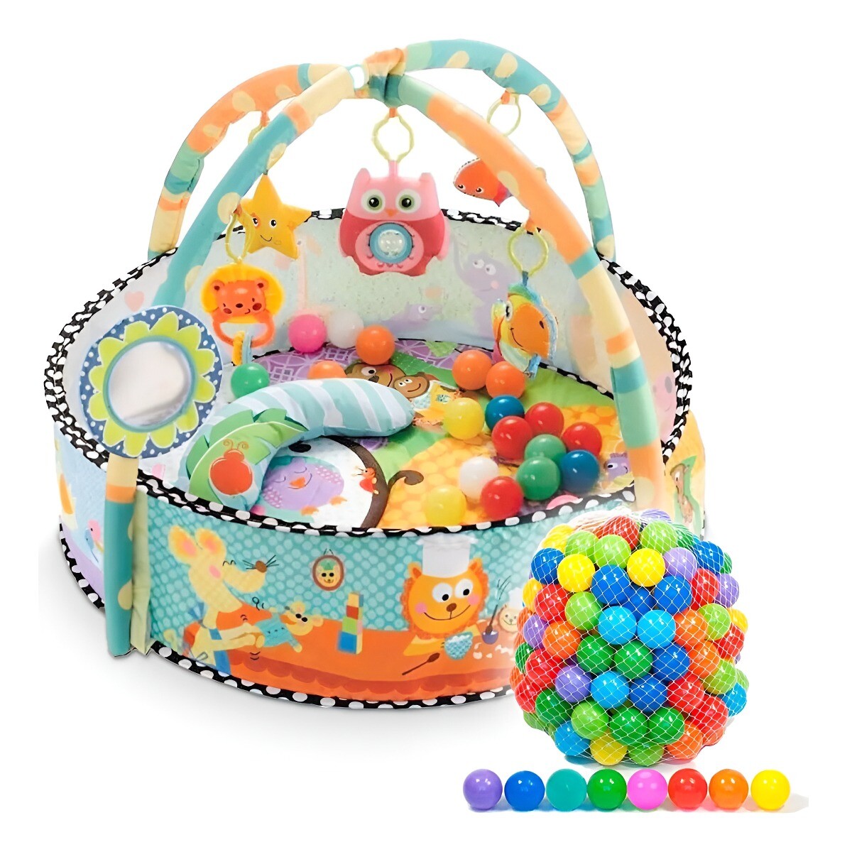 GIMNASIO BEBE CORRAL ANIMALES C / PELOTERO 