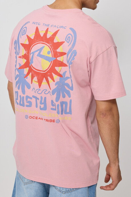 T-SHIRT EXAVI RUSTY Rosa Claro