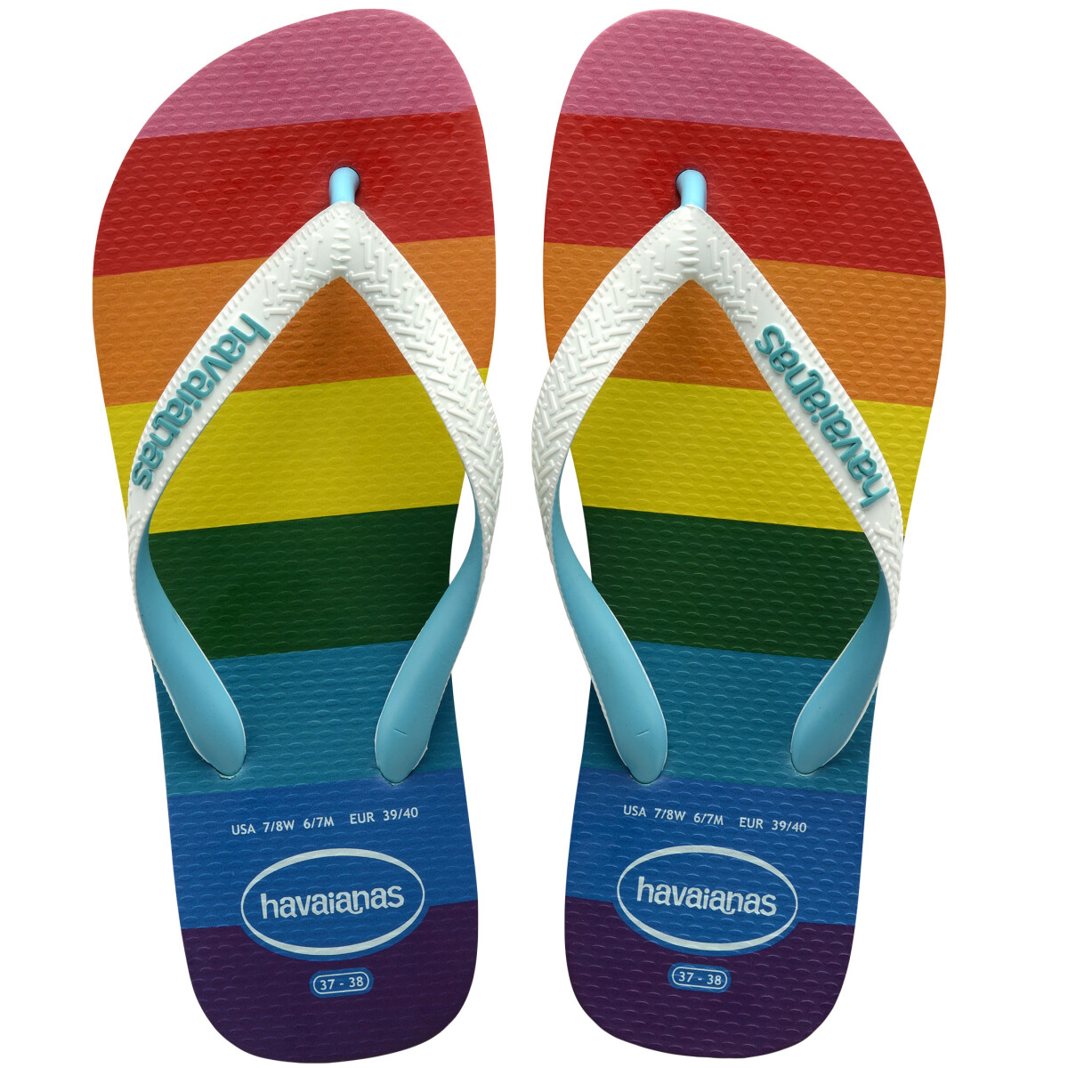 Sandalia de Hombre Havaianas Top Pride all Over - Azul 