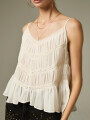 Musculosa Jata Marfil / Off White