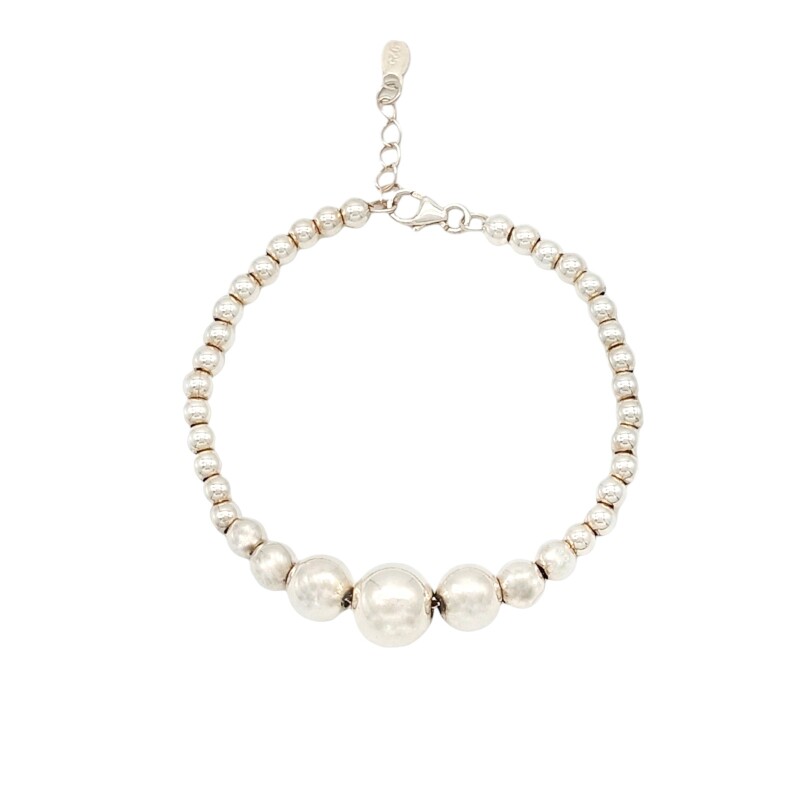 Pulsera Bolitas-Plata 925-Sin piedra-PU3133 sinpiedra