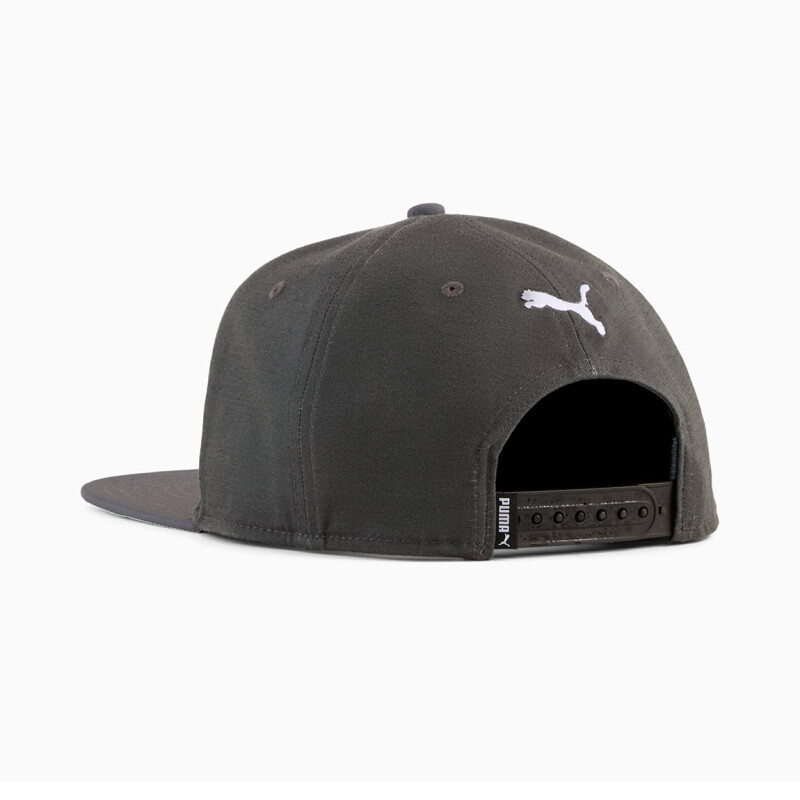 Puma N°1 Logo Flat Brim Cap Gris Oscuro