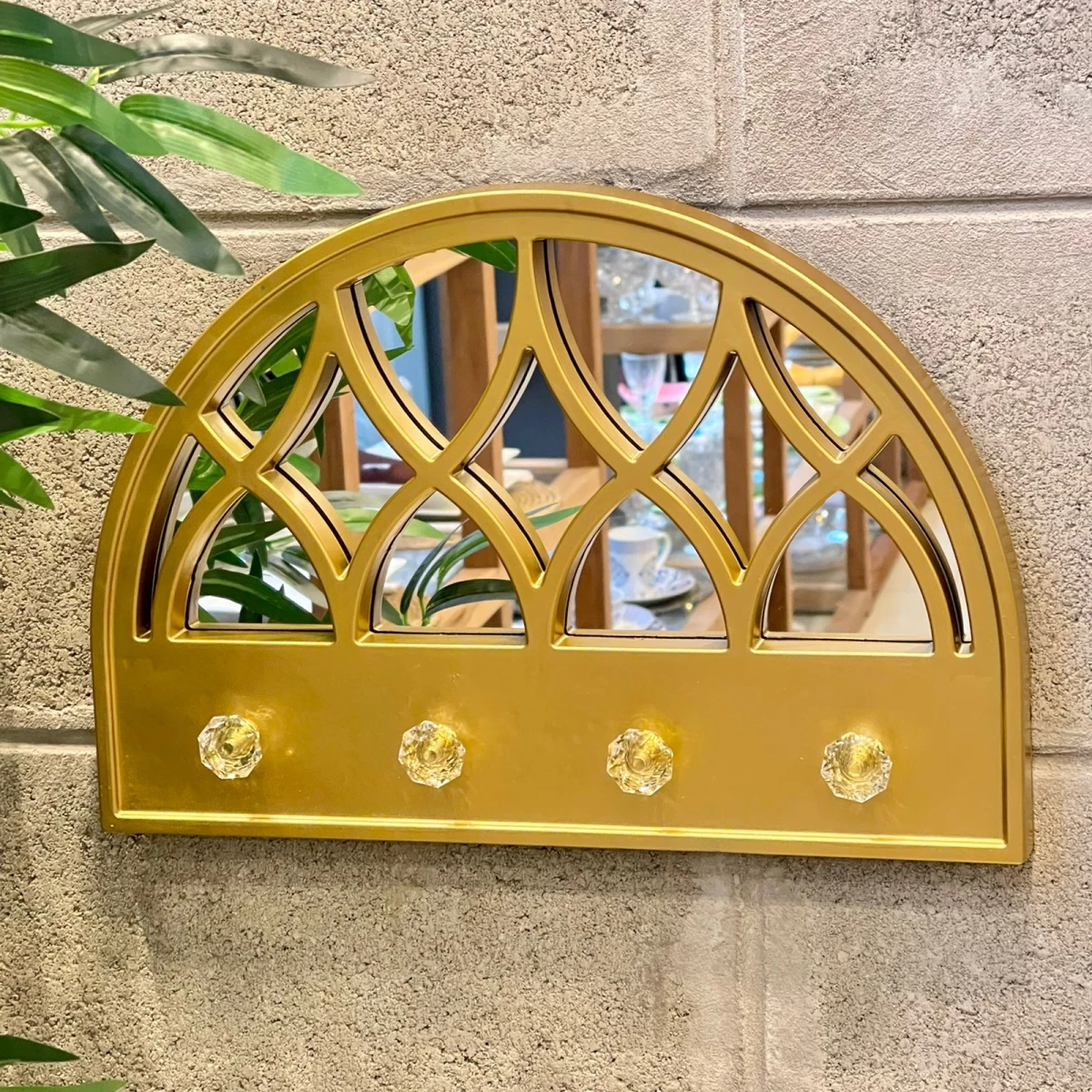 Porta llaves De Pared Decorativo Marco Plástico Ø 37CM x 26CM 
