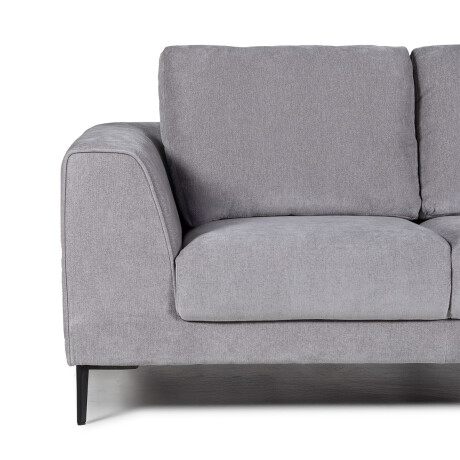 Sofá Sky - Tela Microfibra - 2 cuerpos 6686-7 Gris