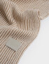 Bufandas Romántico Bufanda Jacquard Con Flecos - Marron Camel