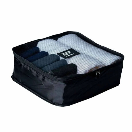 Set X4 Organizadores Paramount de Equipaje Valija Ropa Viaje Negro