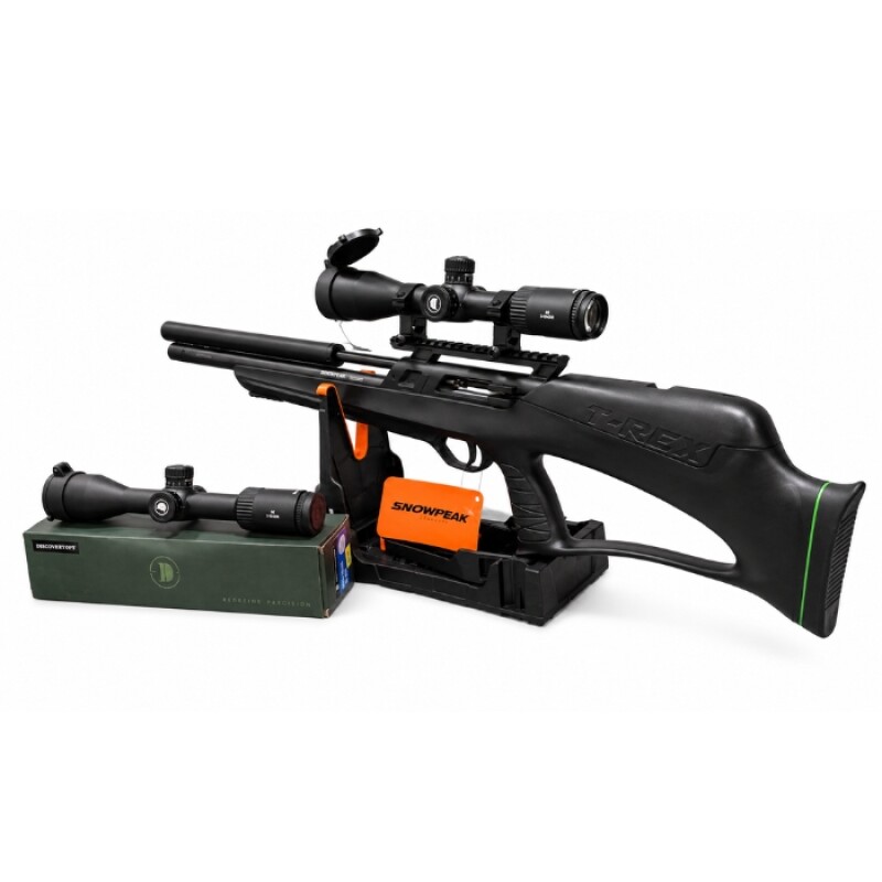 Rifle PCP T-rex Bullpup 6.35 mm + Mira + Inflador Rifle PCP T-rex Bullpup 6.35 mm + Mira + Inflador