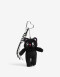 Llavero Cozy Bag Charm Gato De Peluche - Negro