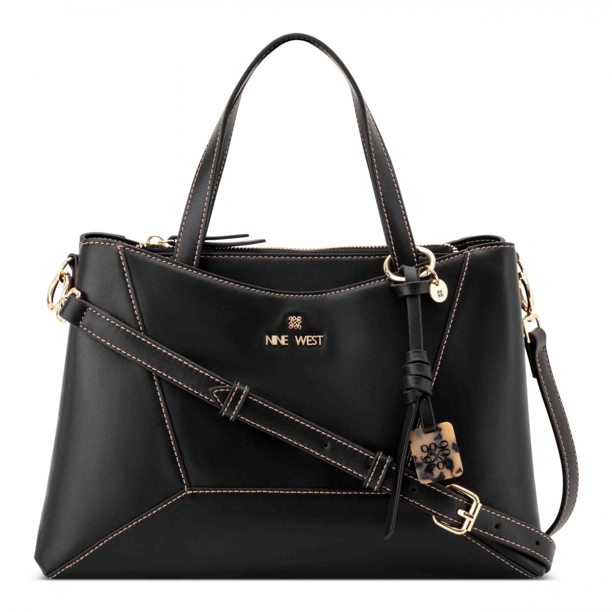 Cartera satchel Zoey - Black 