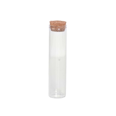 SET 12 FRASCOS VIDRIO-Y-MDF TRANSPARENTE A051