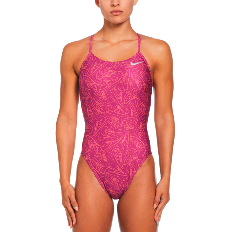 Traje De Baño Cutout One Piece de Mujer Rosado