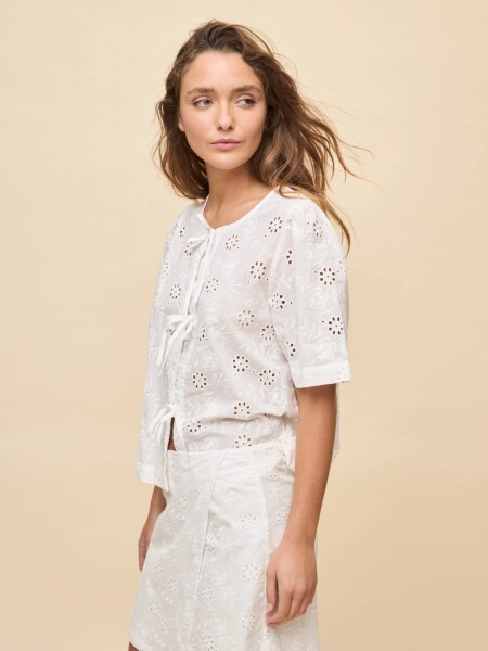 SHORT POLLERA ALLIE DOLORES BLANCO