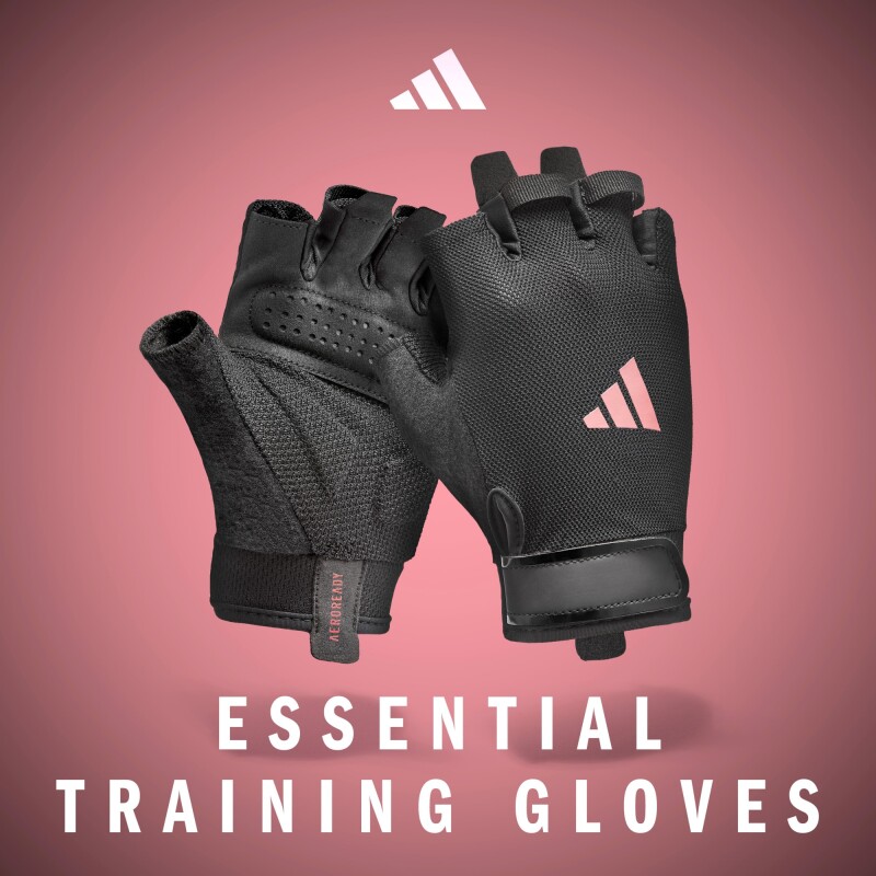 Guantes de Entrenamiento Adidas Essential – Nuevo Logo Fucsia