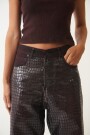 J. Baggy Croco Bordeaux Bordo