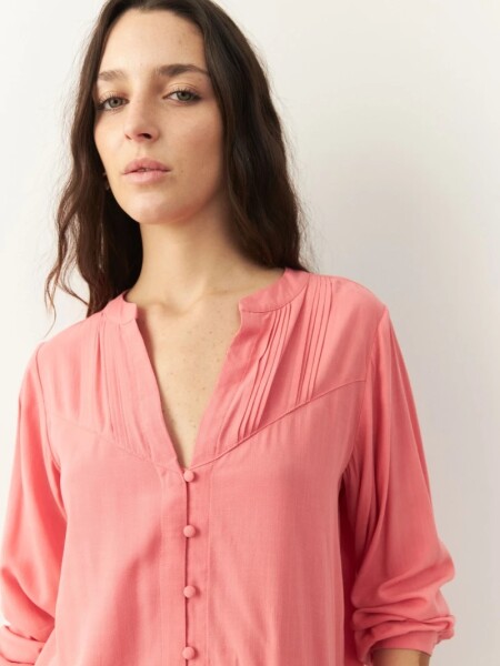CAMISA D.CASSIN PERLINA CORAL