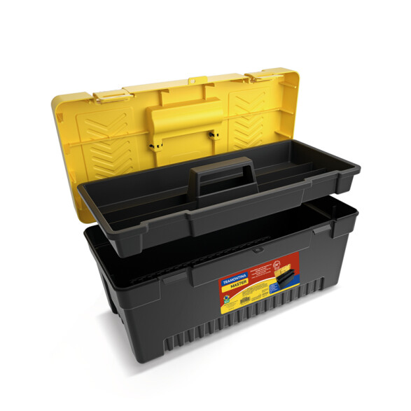Caja de herramientas 20", cierres plásticos -TRAMONTINA TN0818